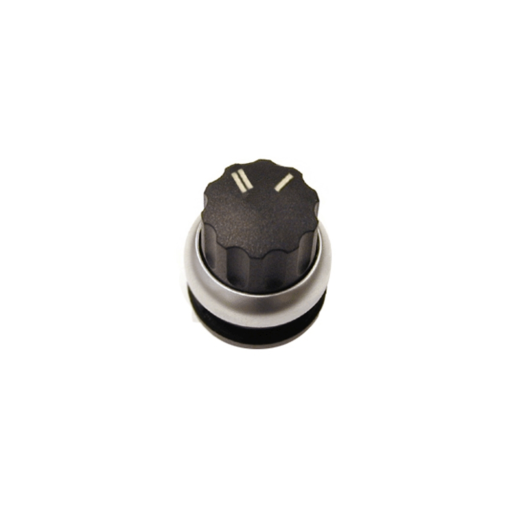 Buton selector I-II fara revenire negru