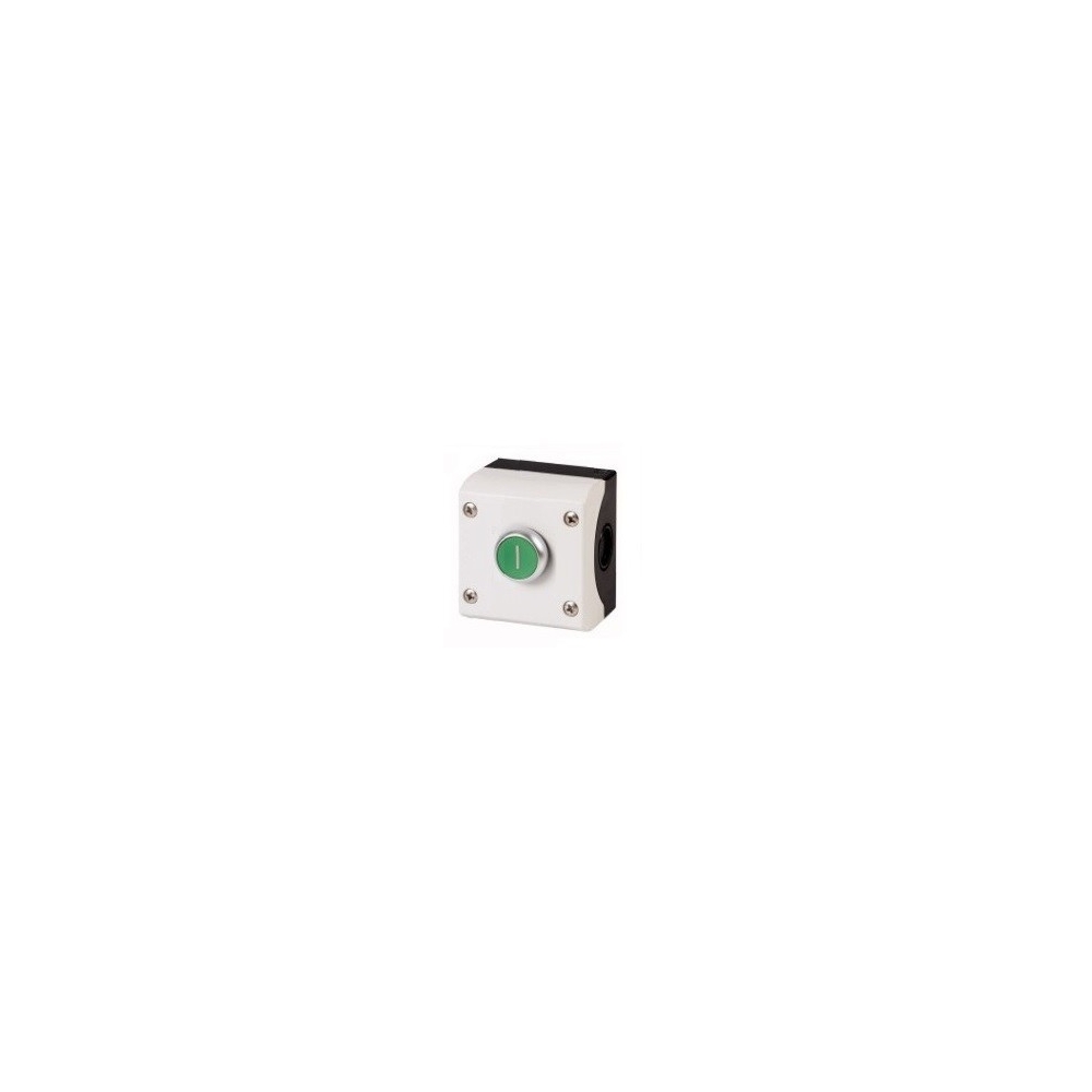 Buton verde complet in carcasa '1'