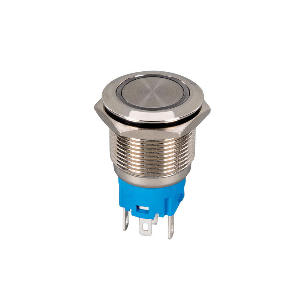 BUTON VERDE CU LED EL-2211DZR 1NO+1NC IP65