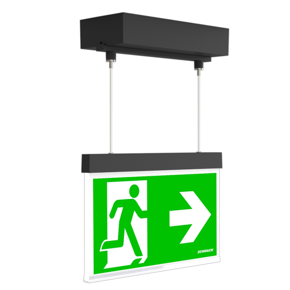 C.il. Siguranta AM antracit, LED, suspendat aparent