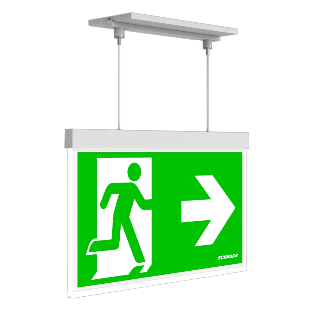C.il. Siguranta AX alb, LED, suspendat incastrat