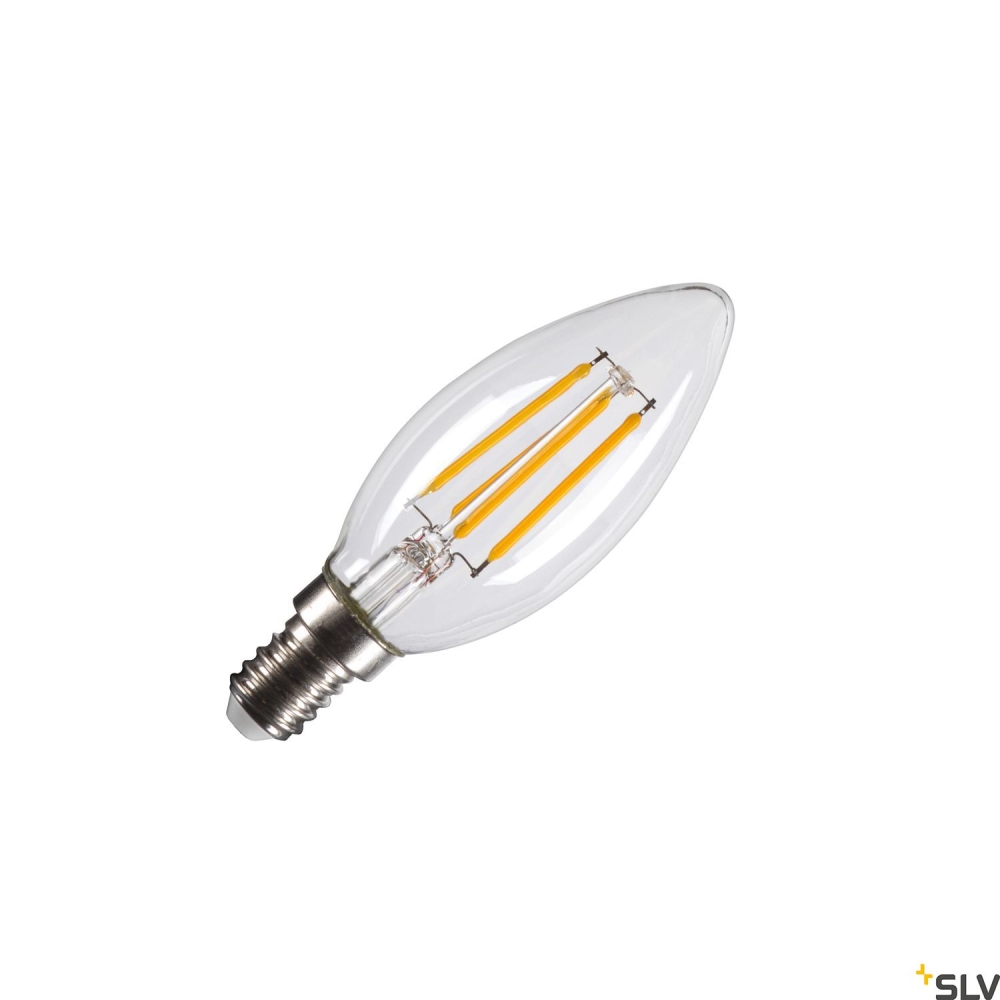 C35 E14, LED lamp transparent 4,2W 2700K CRI90 320&deg;