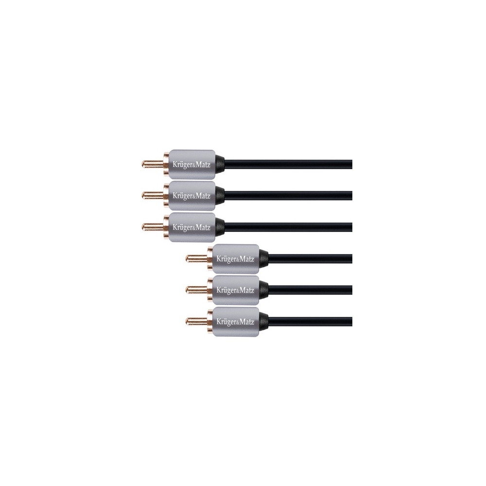 CABLU 3RCA-3RCA 1.8M KRUGER&MATZ