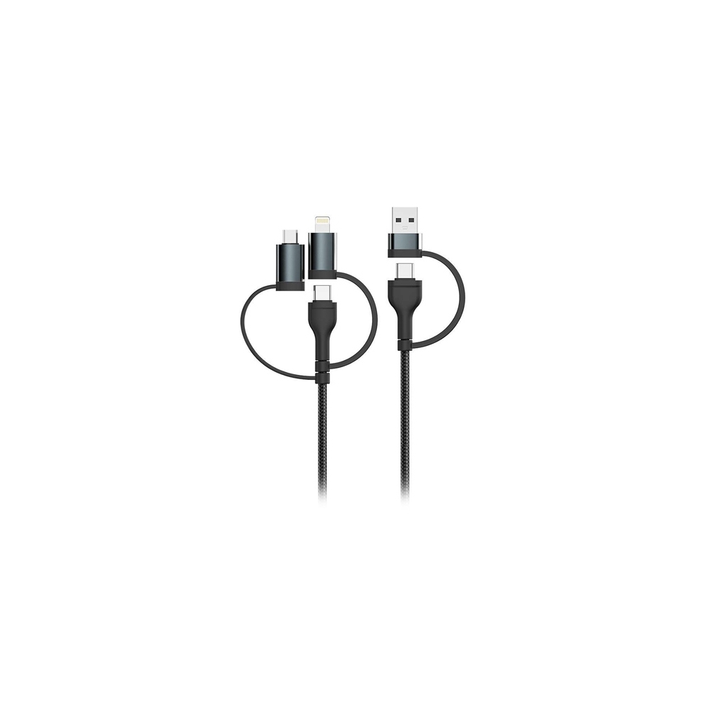 CABLU 5IN1 TIP C - MICROUSB - USB - LIGHTNING 1.2M