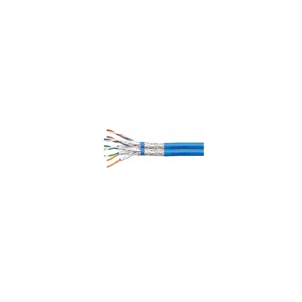 Cablu cat 7 S/FTP 1000Mhz, 8x2xAWG23, LSOH-3, albastru