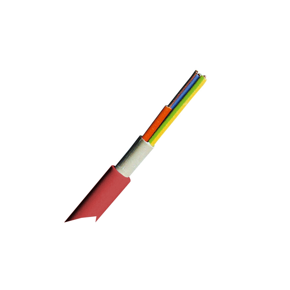 Cablu cu izol. şi manta din PVC (N)YM-J 3x1,5mm&sup2; roşu