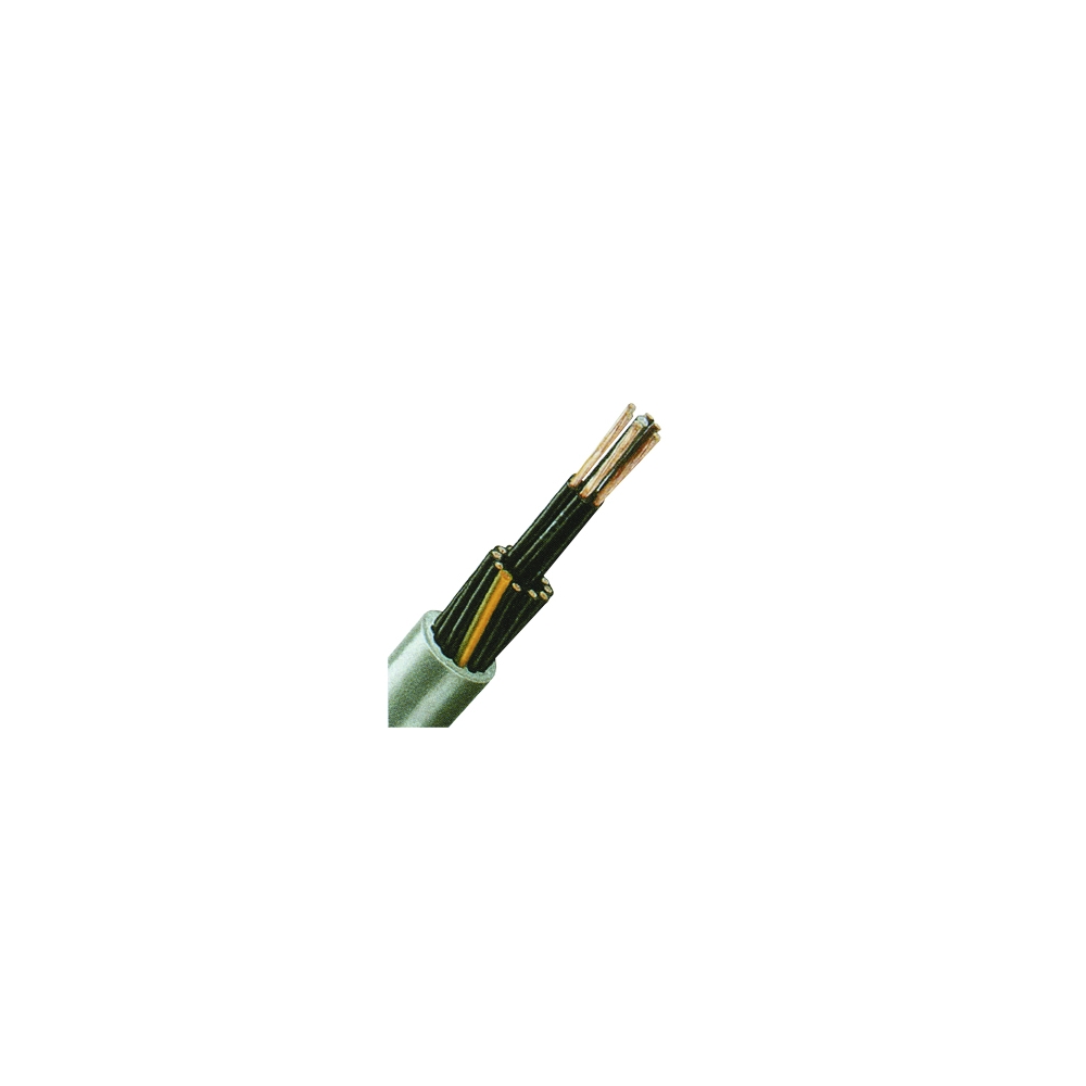 Cablu de comandă, PVC, rez. la ulei, H05VV5-F 4 G 1,5 gri