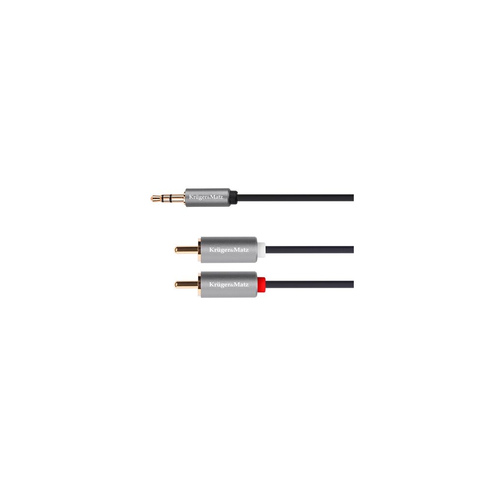 CABLU JACK 3.5 - 2RCA 10M BASIC K&M