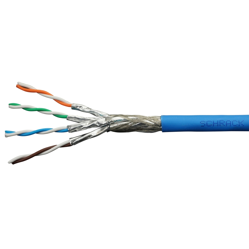 Cablu S/FTP Cat.7a,4x2xAWG22/1,1.5GHz,LS0H3,B2ca,50%
