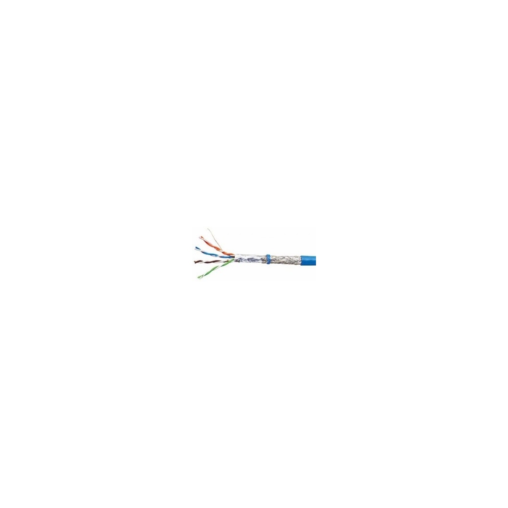 Cablu SF/UTP Cat.5e, 4x2xAWG24/1, PVC, Eca, albastru