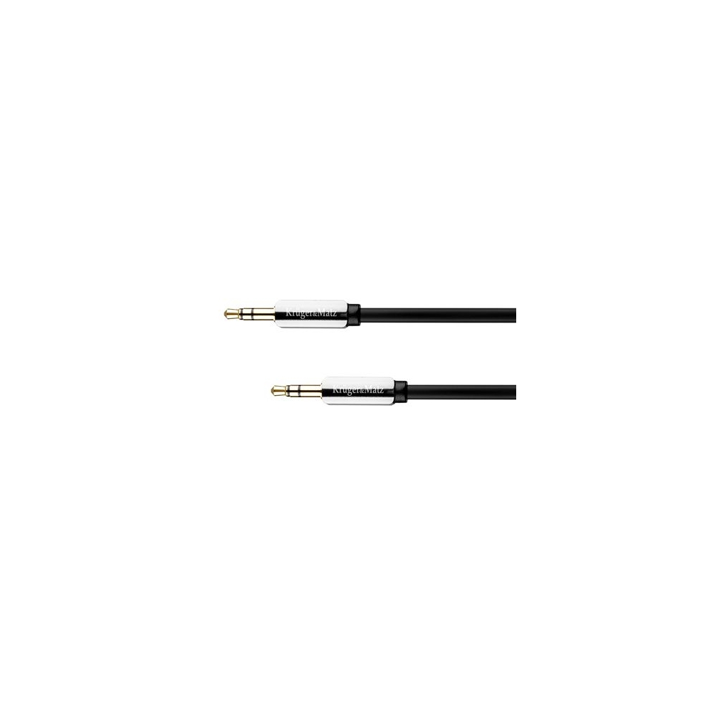 CABLU STEREO 3.5 TATA - TATA 1.5M BLISTER KRUGER&MATZ