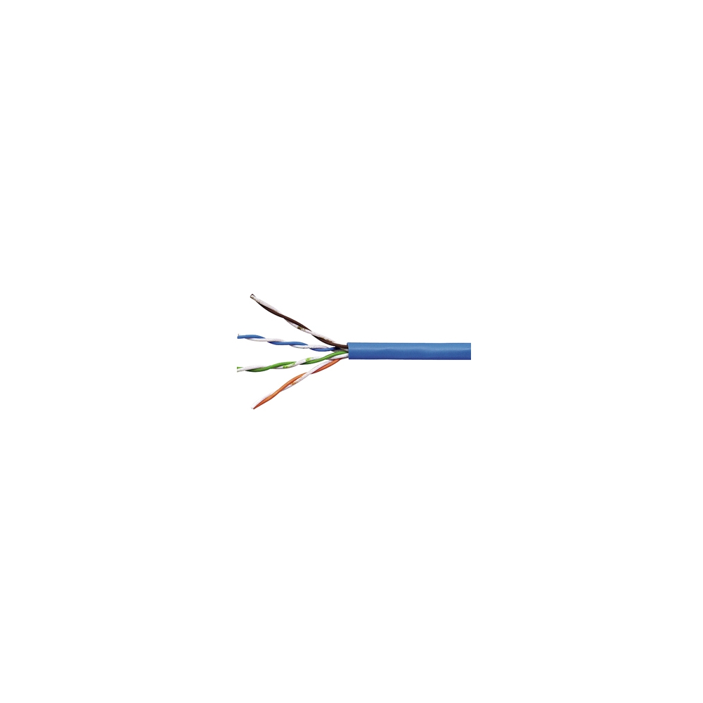 Cablu U/UTP Cat.5e, 4x2xAWG24/1, LS0H, Eca, albastru, cutie