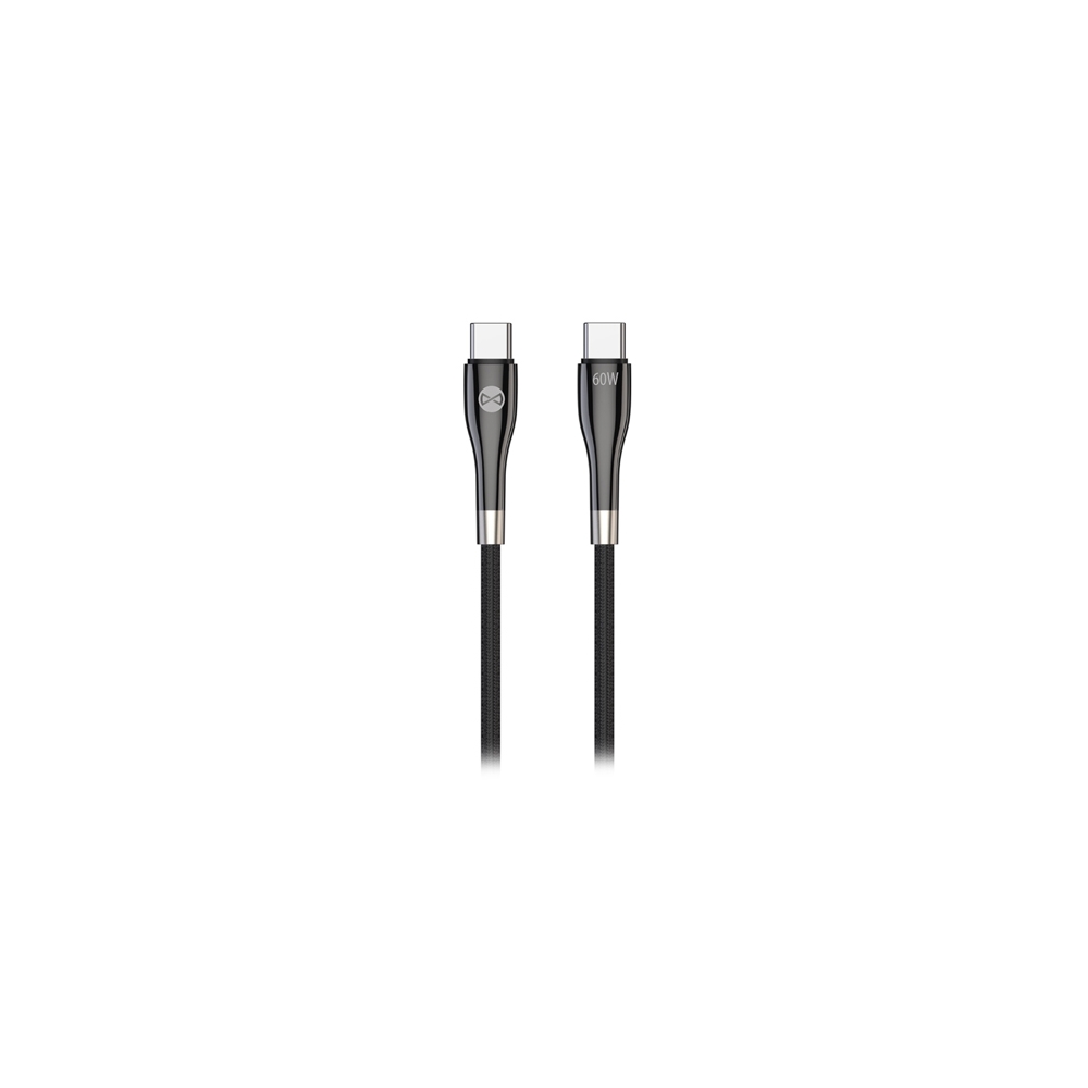 CABLU USB C - USB C 2M 60W - NEGRU