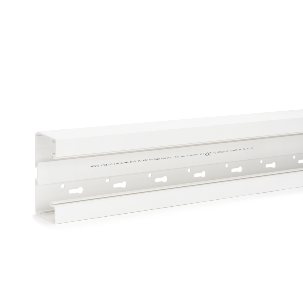 Canal parapet SIGNA 70/130 RAL9010 alb