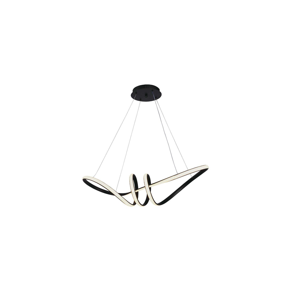 CANDELABRU LED 24W 3000K 72X30X100CM - NEGRU
