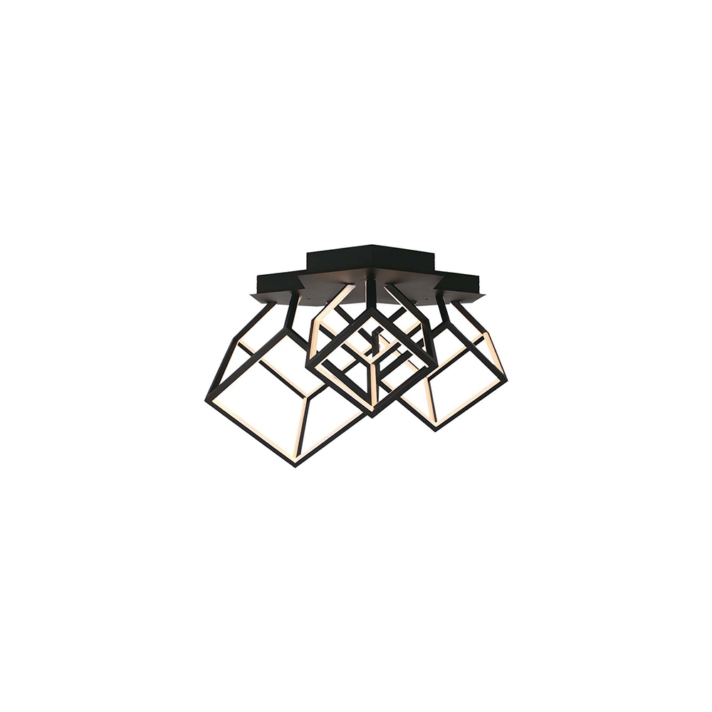 CANDELABRU LED 46W 3000K 64.5X55X42CM - NEGRU