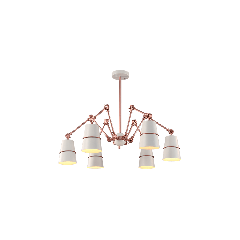 CANDELABRU SPIDER 6XE27 ALB