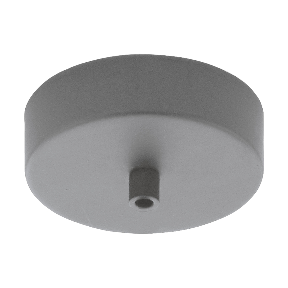 Canopy 1-fold, surface mounted dust-grey (RAL 7037) IP20