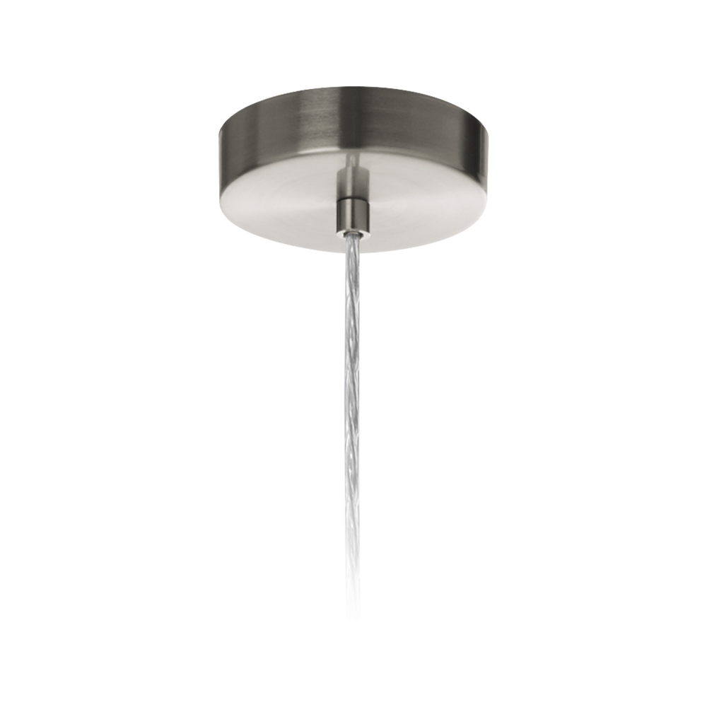 Canopy 1-fold, surface mounted satin