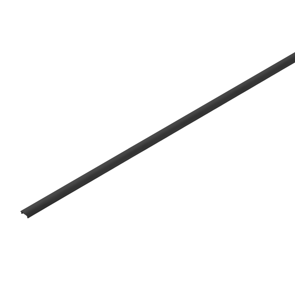 Capac 48V TRACK 20mm pentru asamblare șină standard 2m negru