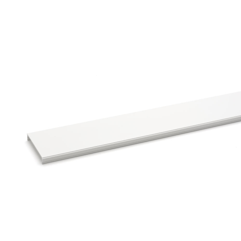 Capac canal parapet Signa 80mm, RAL9010 alb