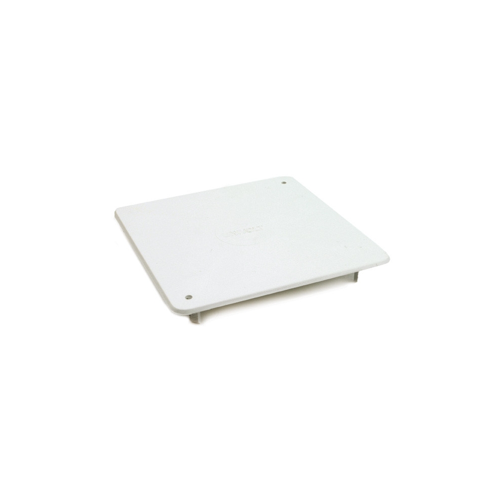 Capac doză 80x80 mm, alb