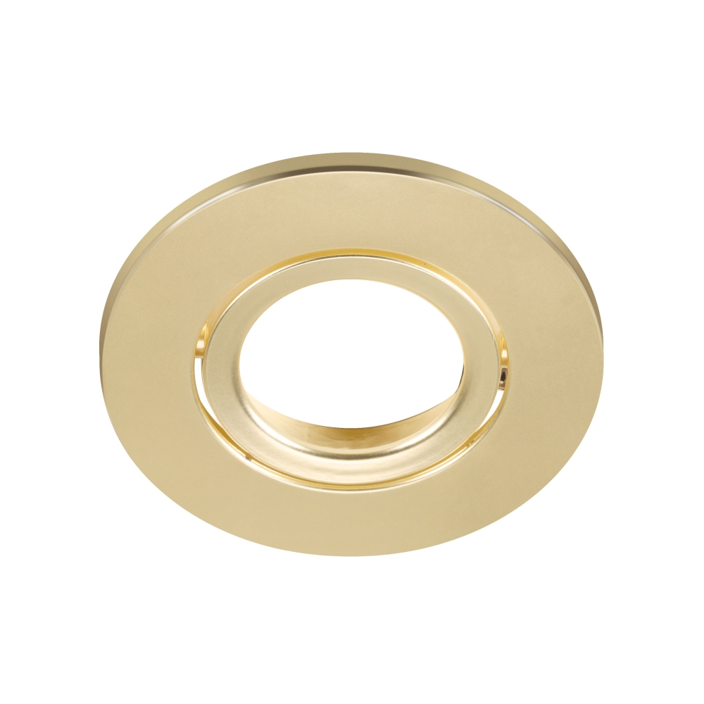 Capac pentru downlight universal IP65, rotund gold mat