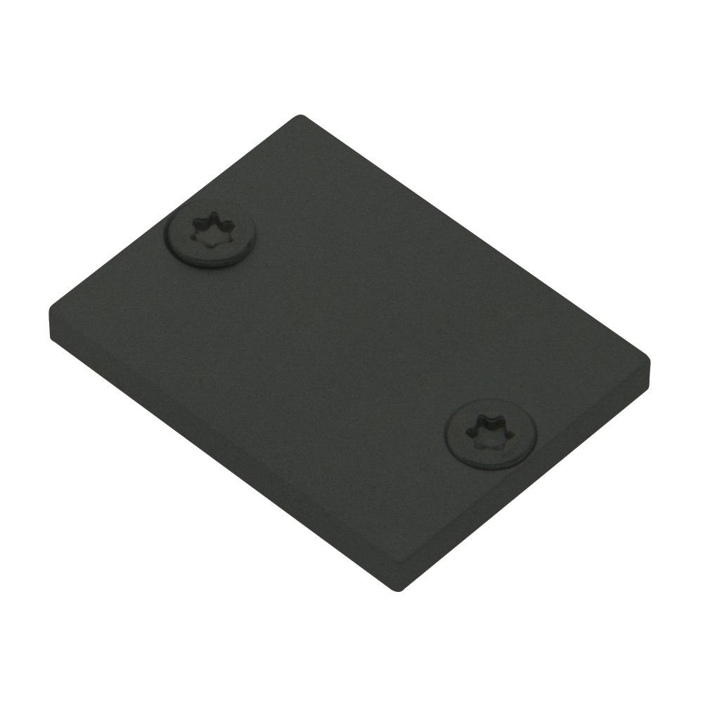Capac profil TBL plat inchis incl. Șuruburi negre
