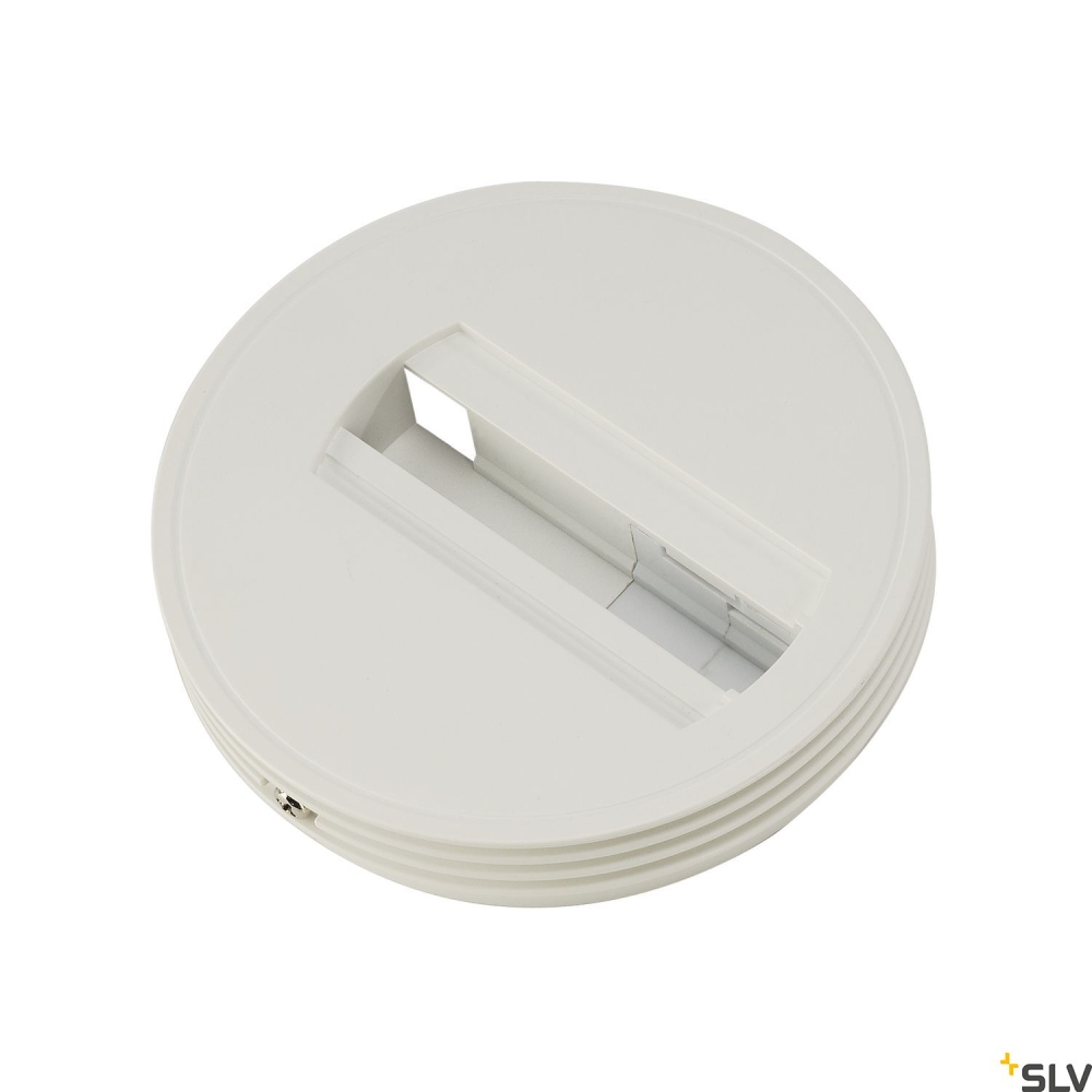 Capac-rozetă pt 1P.-adaptor, alb