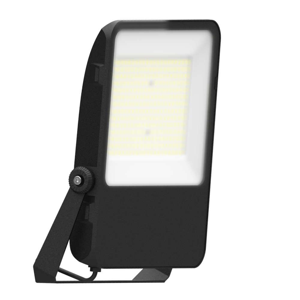 CAPRI LED Basic 200W 22000lm 3000K asimetric IP65 negru
