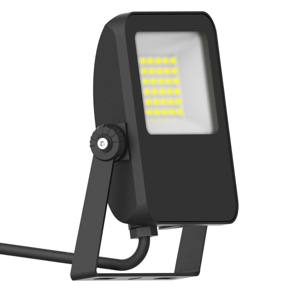Capri LED Basic 30W 3600lm 4000K simetric IP65 negru
