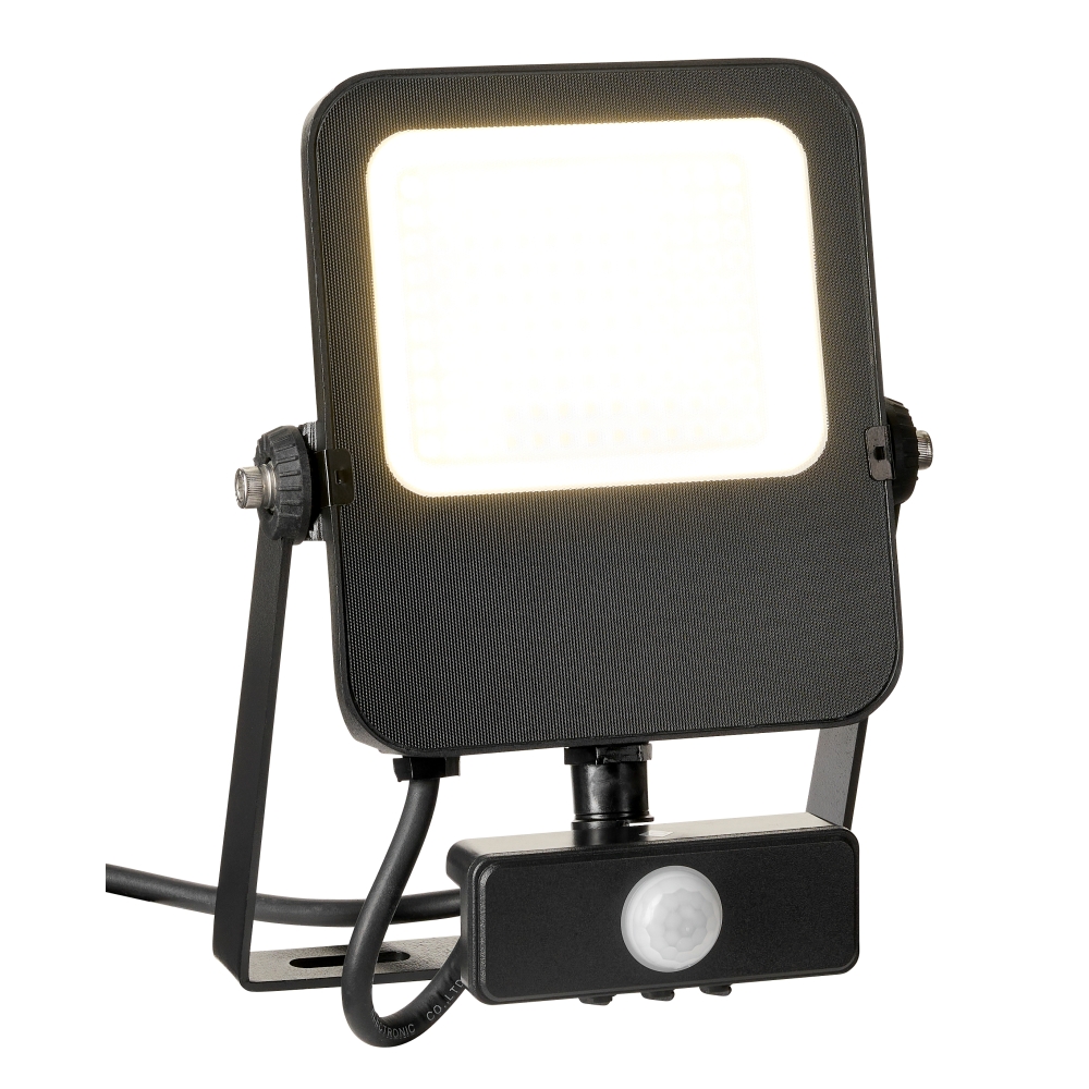 CAPRI LED Basic 50W, 5500lm, 4000K, senzor, IP65, negru