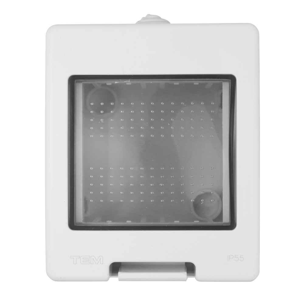 Carcasă cu perete spate 2M, PT, IP55, alb