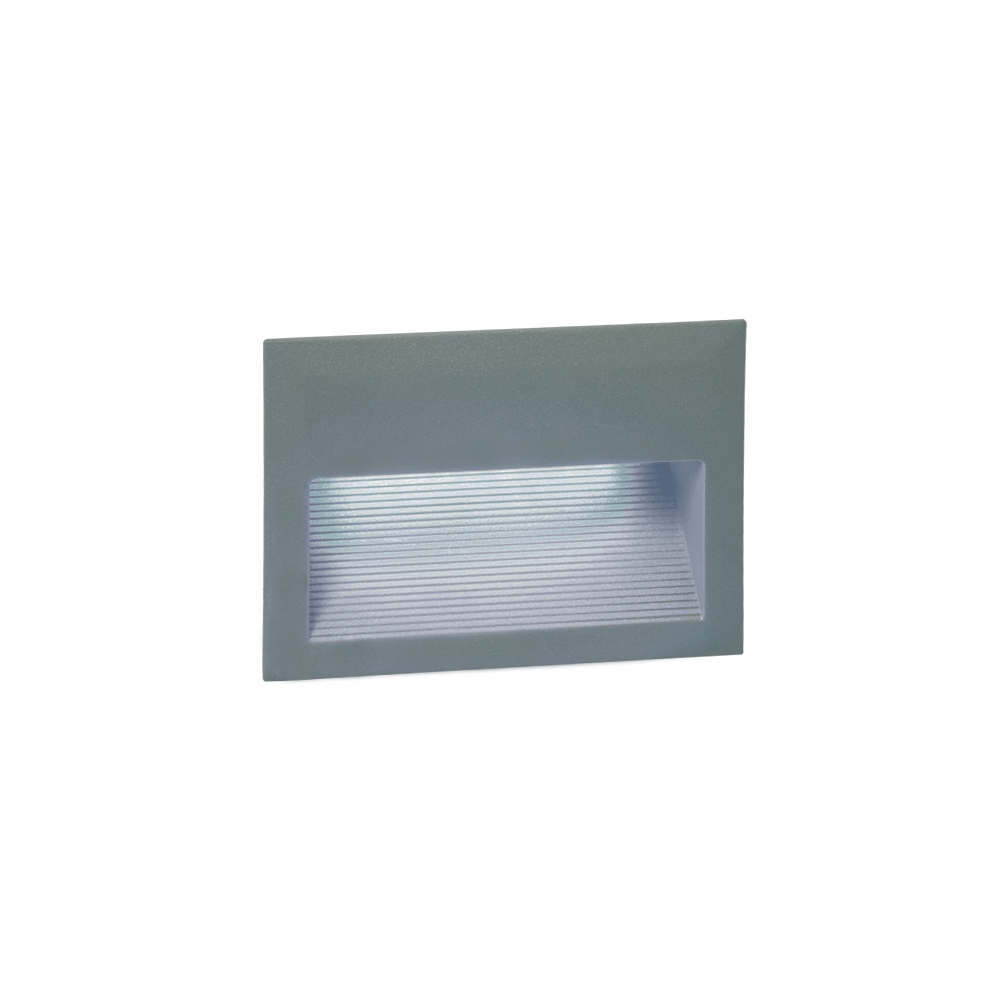 Cave Square LED, 2,7W, 3000K, IP54, gri, incl driver