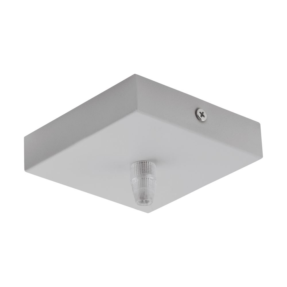 CEILING CANOPY 1-FACH, SQUARE 95X95X25 gri