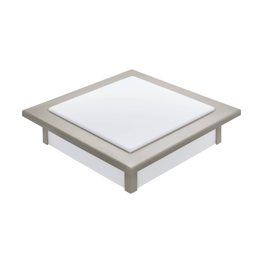 Ceiling luminaire "Auriga Pro" 3000K white nickel-matt