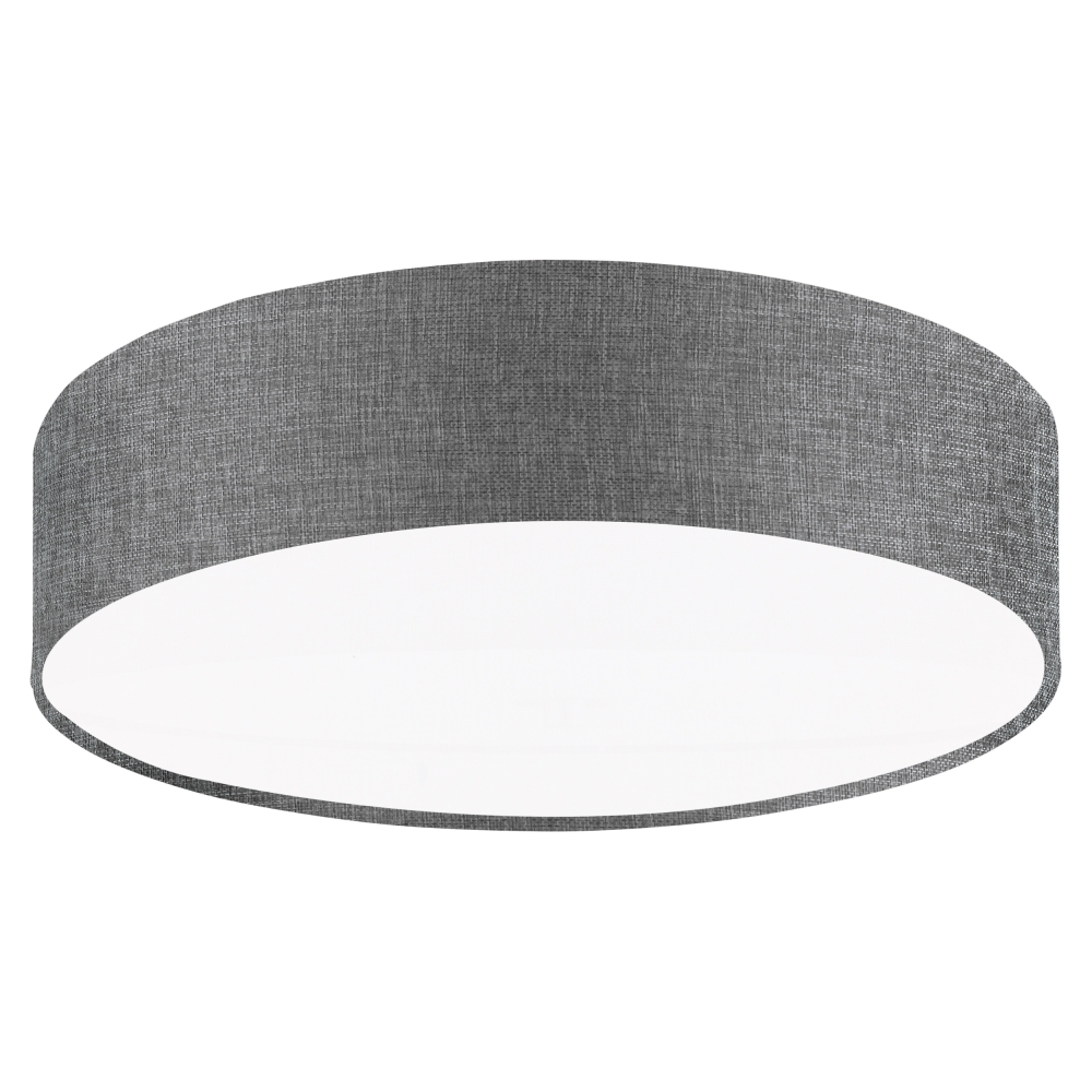 Ceiling luminaire "Pasteri Pro" 1 x 60W linen grey IP20