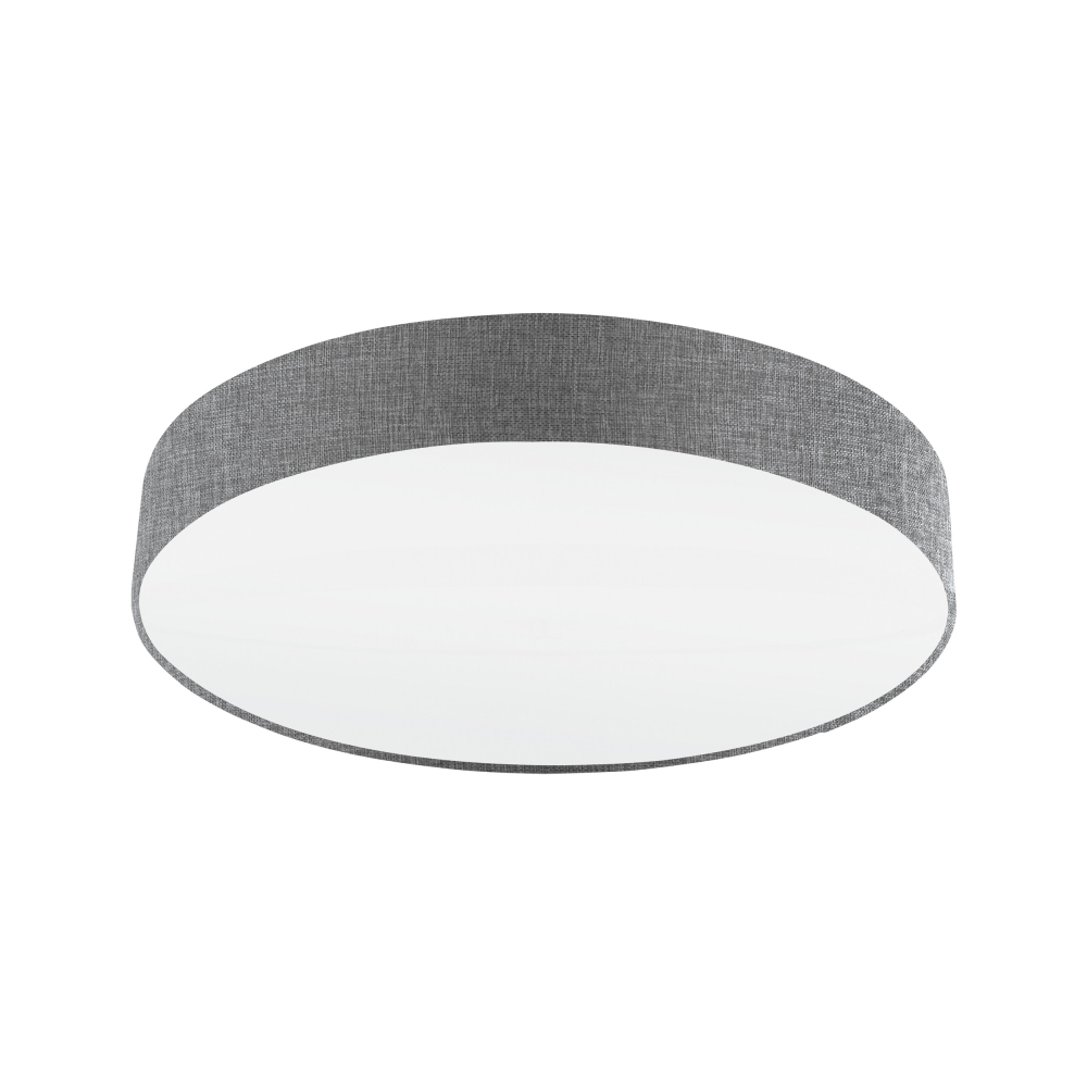 Ceiling luminaire "Pasteri Pro" 3 x 60W linen grey IP20