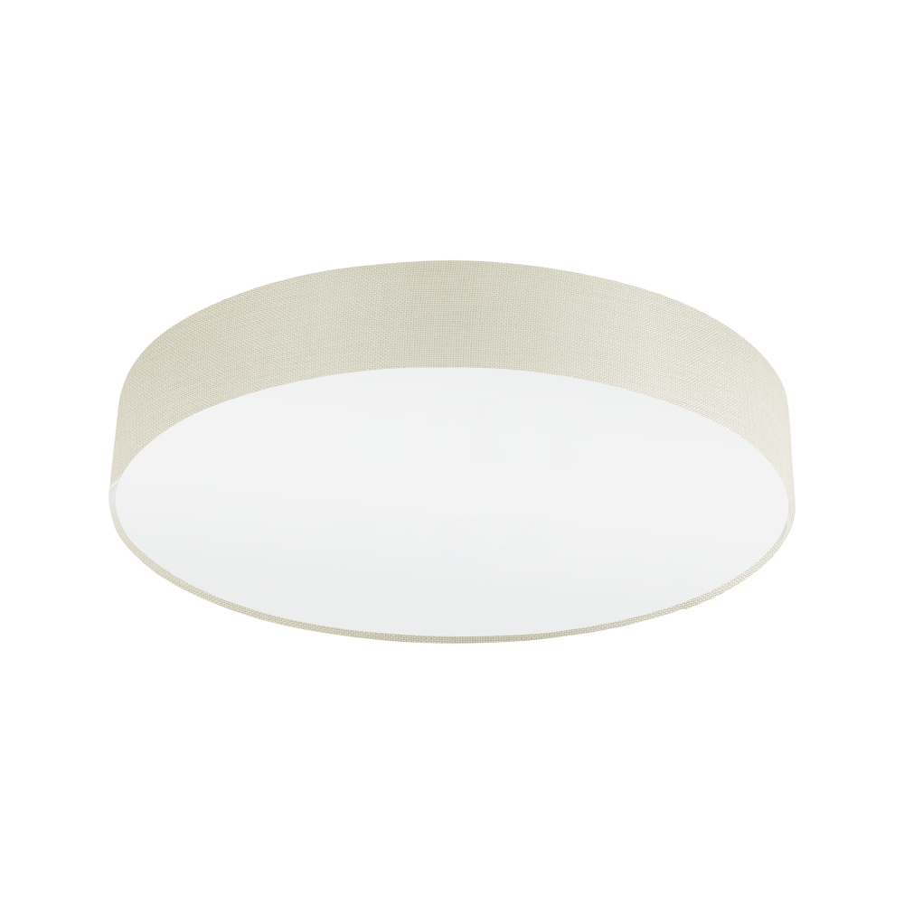 Ceiling luminaire "Pasteri Pro" 3 x 60W linen natural IP20