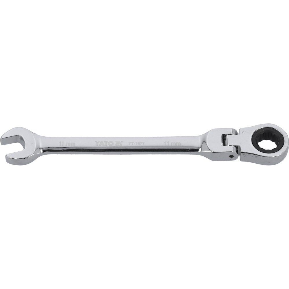 CHEIE COMBINATĂ CU CLICHET ȘI CAP FLEXIBIL 11MM