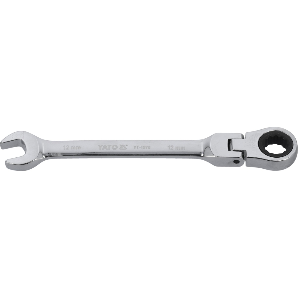 CHEIE COMBINATĂ CU CLICHET ȘI CAP FLEXIBIL 12MM