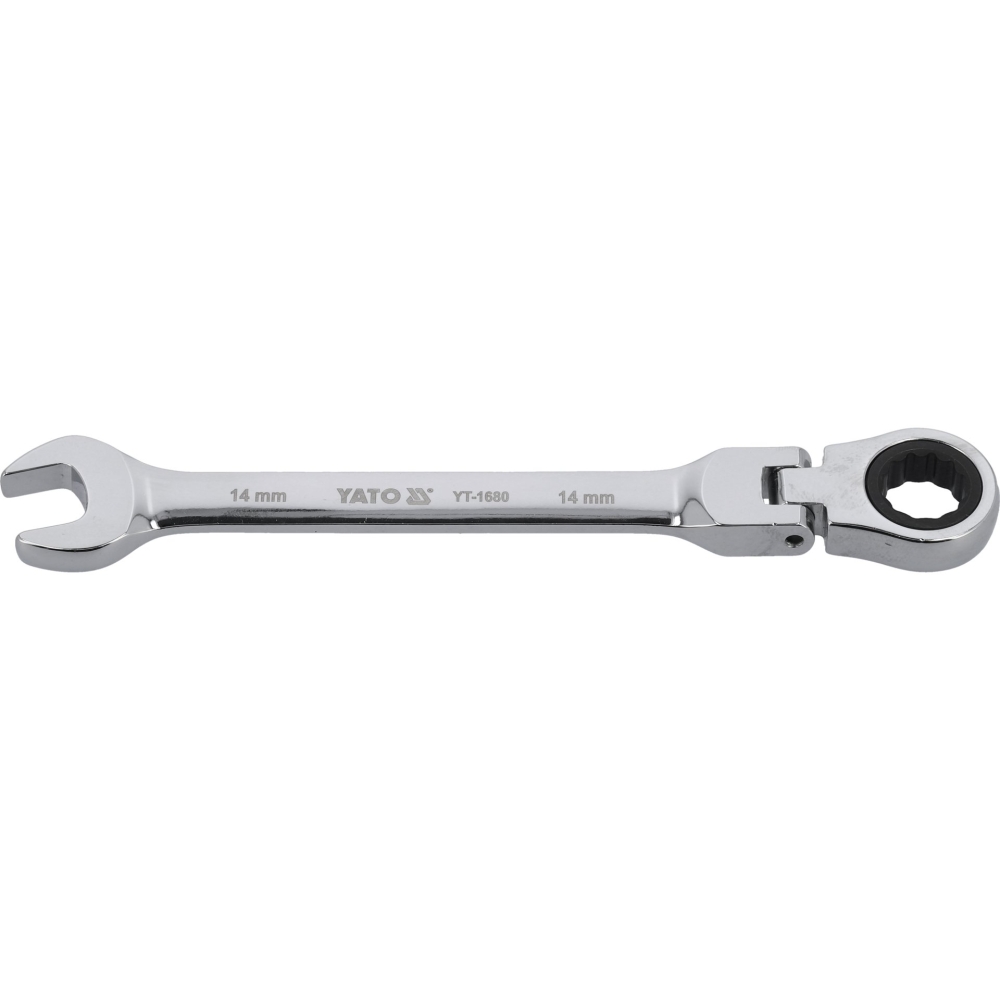 CHEIE COMBINATĂ CU CLICHET ȘI CAP FLEXIBIL 14MM