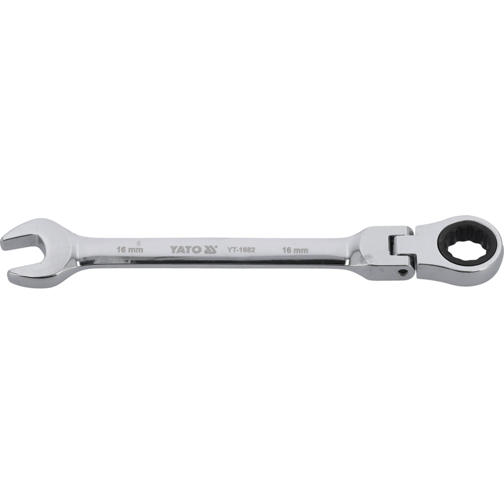 CHEIE COMBINATĂ CU CLICHET ȘI CAP FLEXIBIL 16MM