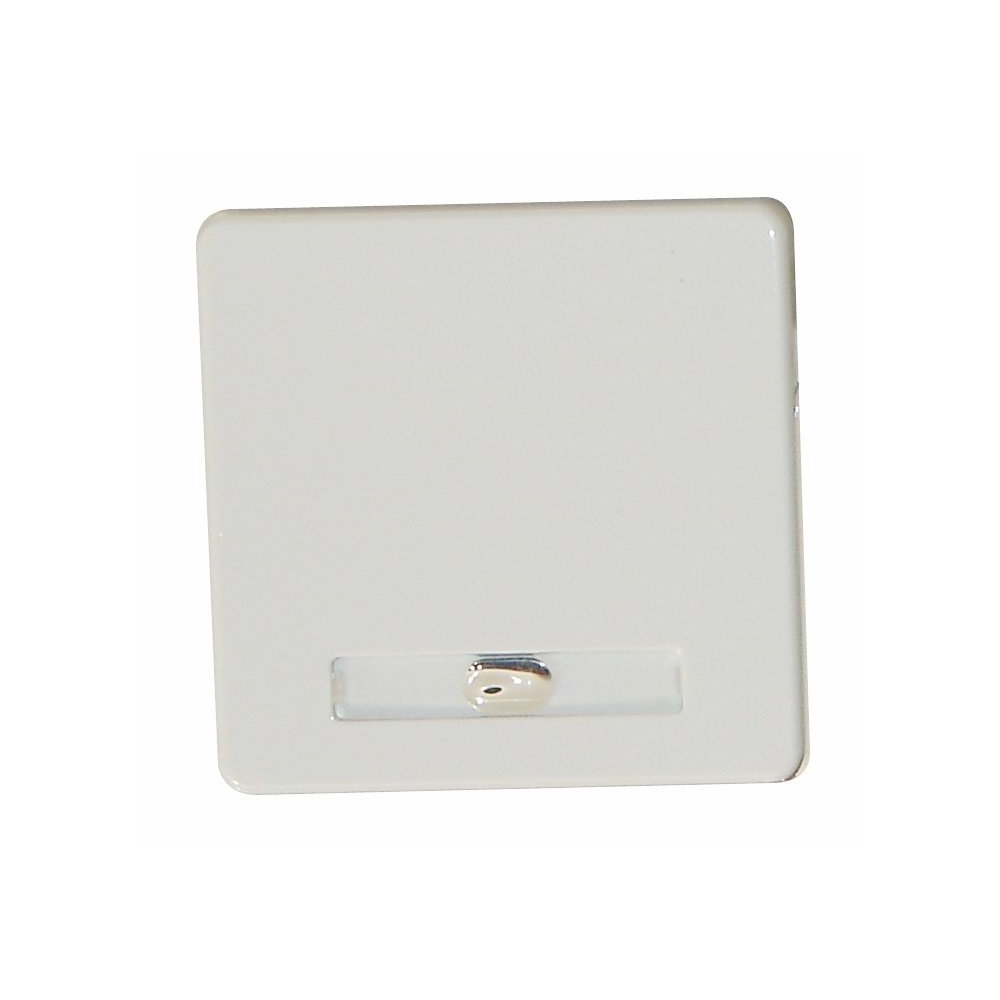 Clapetă simpla cu lampa IP44, alb