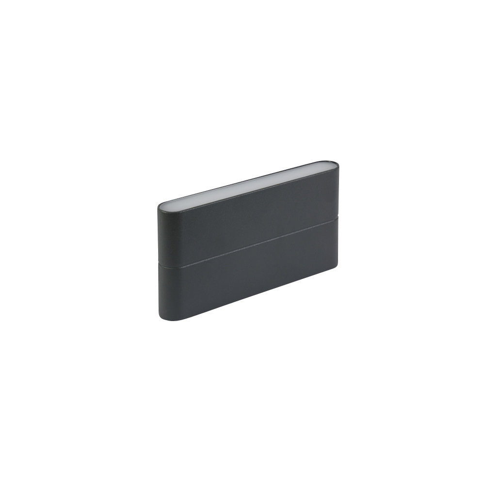Clara 1 LED 2x3W, 3000K, 2x210lm, 230V, IP54,antracit