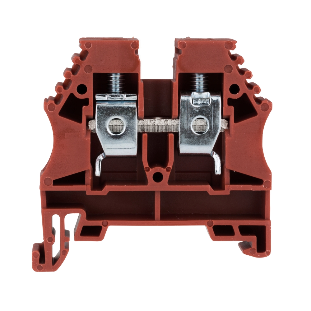 Clemă de fază, conex. cu şurub tip AVK 10, roşu, 10 mm&sup2;