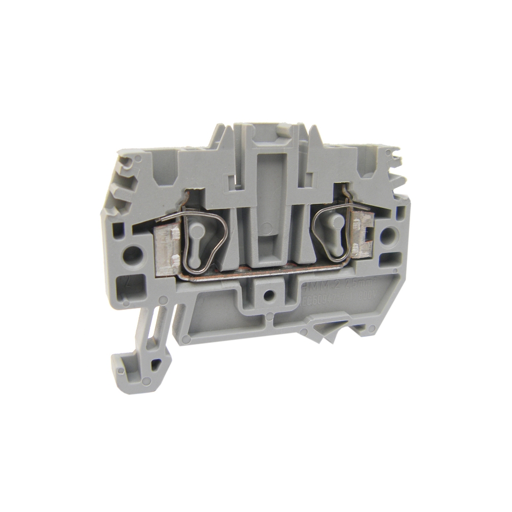 Clemă de fază, conex. elastică, HMM.2, gri, 0,2-2,5 mm&sup2;