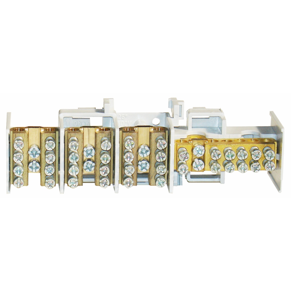 Clemă derivaţie 3+1 module: 3x25mm&sup2;/4x16mm&sup2;+1x25mm&sup2;/6x16mm&sup2;