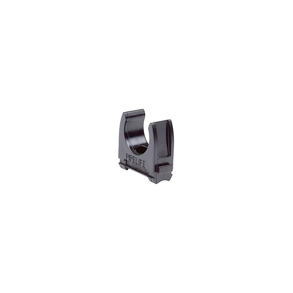 Clemă plastic pt.tub M20mm, fără halogen, negru, 100buc