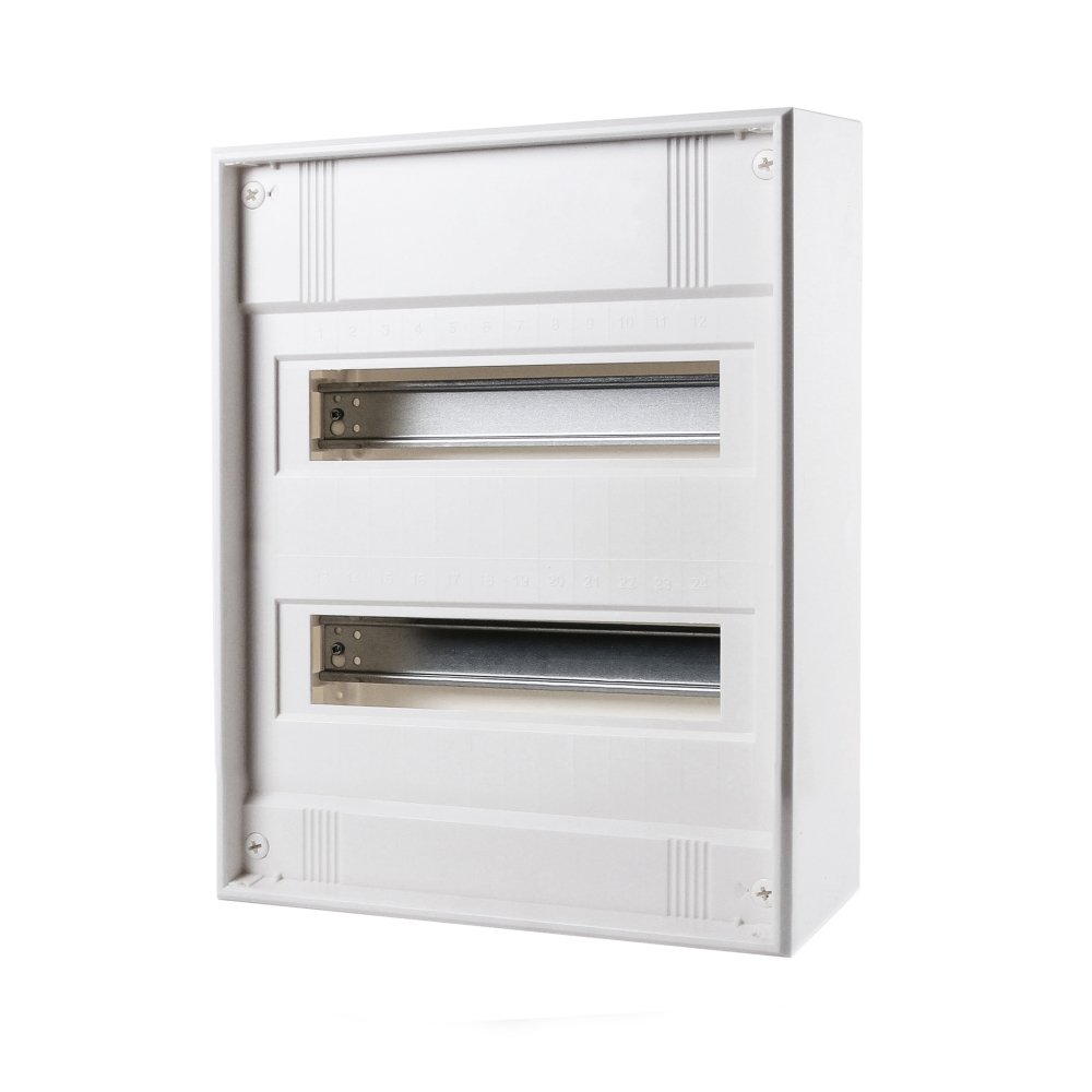 Cofret modular aplicat, 2 r&acirc;nduri, 24UH (module), fără uşă